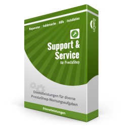 Benötigen Sie Hilfe für PrestaShop? Reparatur Onlineshop Service
